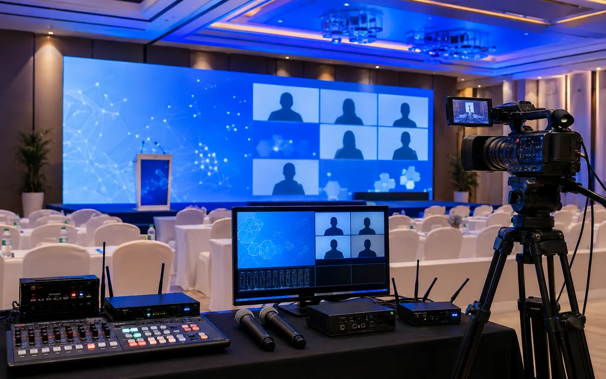 Virtual conference AV and multi-camera integration in Ahmedabad