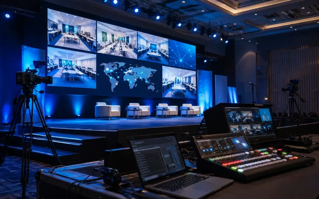 Virtual and hybrid event production setup in Ahmedabad